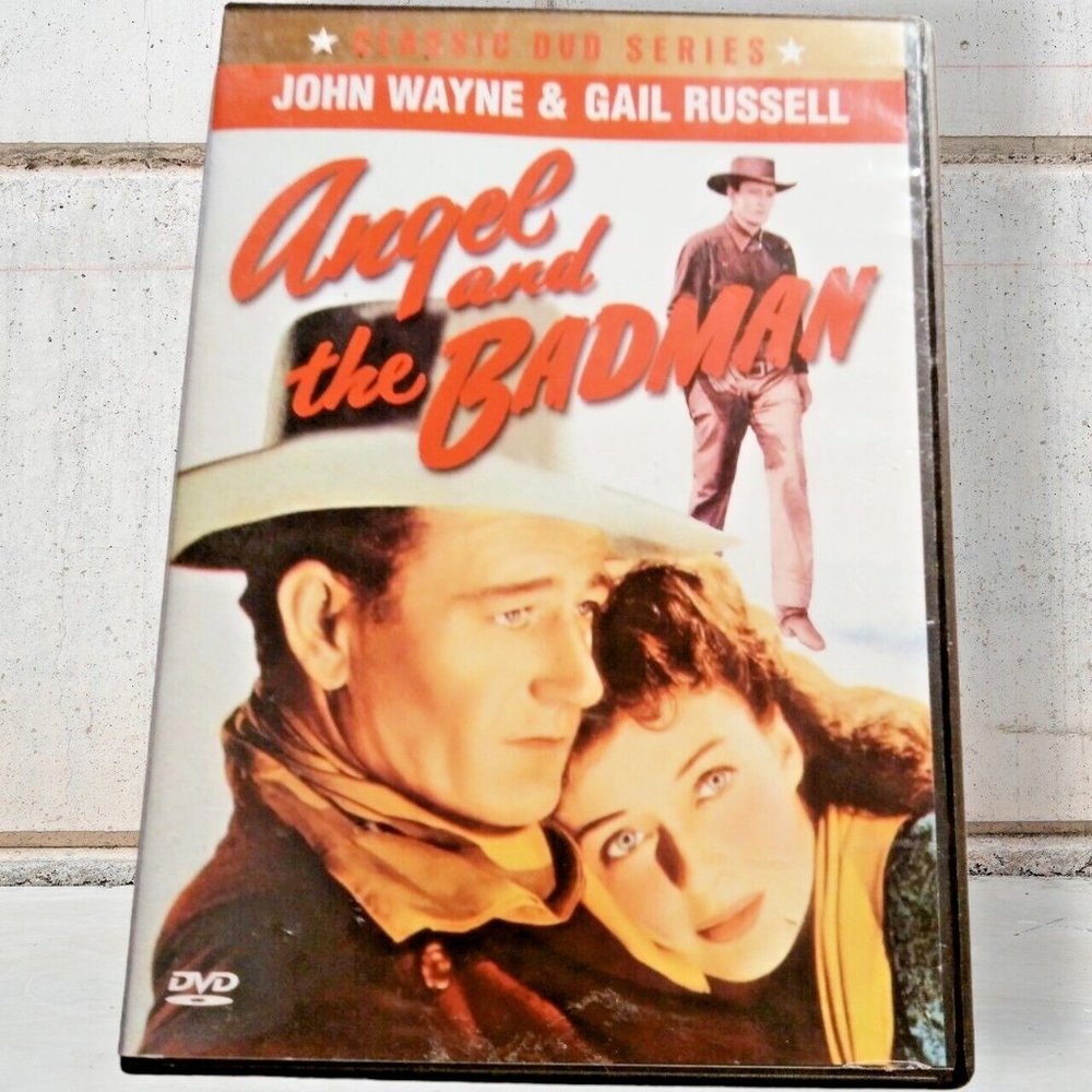 Angel and the Badman (DVD, 2001) First Released 1947 B/W Tested & Works Great!